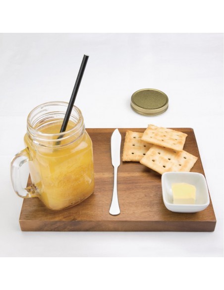 Fiesta Green Biodegradable Paper Straws Black