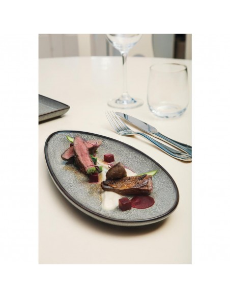 Olympia Mineral Leaf Plate 255mm