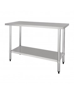 Canteen Self Assembly Stainless Steel Table 1200 x 600mm