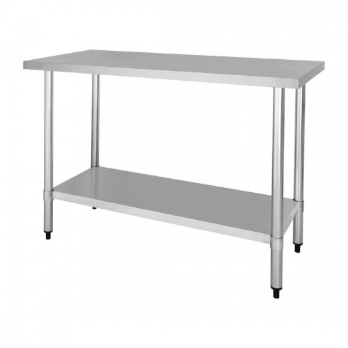 Canteen Self Assembly Stainless Steel Table 1200 x 600mm