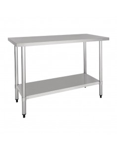 Canteen Self Assembly Stainless Steel Table 1200 x 600mm 2