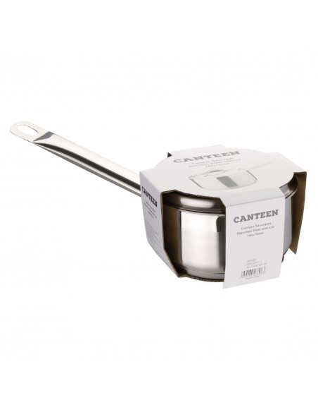 Canteen Stainless Steel Saucepan 900ml