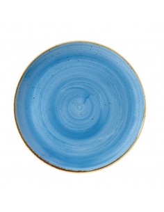 Churchill Super Vitrified Stonecast Cornflower Blue Coupe Plate 288mm