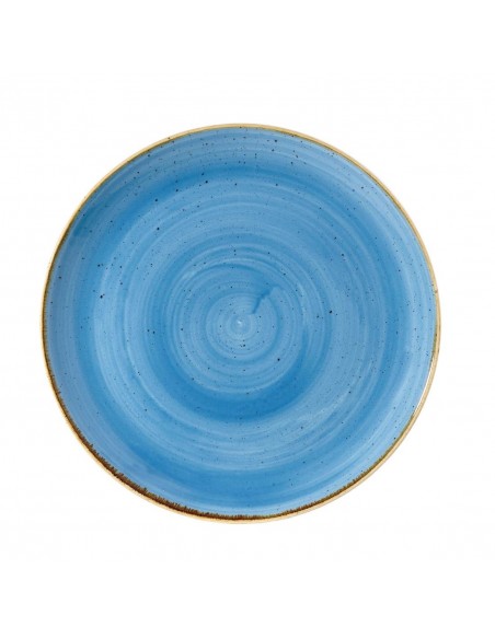 Churchill Super Vitrified Stonecast Cornflower Blue Coupe Plate 288mm