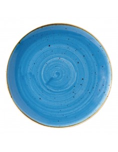 Churchill Super Vitrified Stonecast Cornflower Blue Coupe Plate 217mm