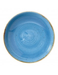 Churchill Super Vitrified Stonecast Cornflower Blue Oval Plate 248mm
