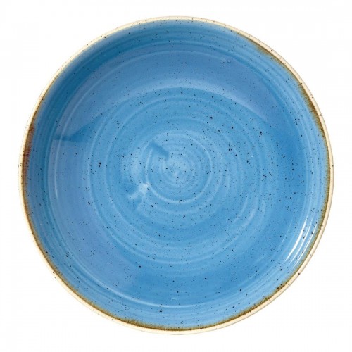 Churchill Super Vitrified Stonecast Cornflower Blue Oval Plate 248mm