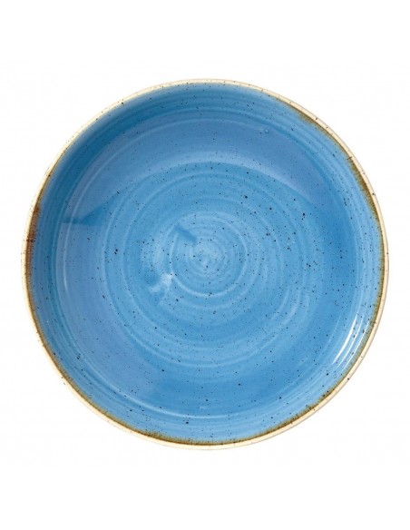 Churchill Super Vitrified Stonecast Cornflower Blue Oval Plate 248mm