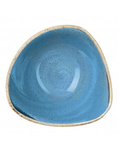 Churchill Super Vitrified Stonecast Cornflower Blue Oval Plate 184mm