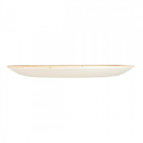 Churchill Super Vitrified Stonecast Mustard Seed Yellow Coupe Plate 288mm