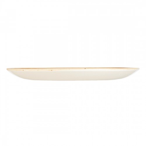 Churchill Super Vitrified Stonecast Mustard Seed Yellow Coupe Plate 220mm