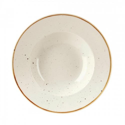 Churchill Super Vitrified Stonecast Barley White Wide Rim Bowl 240mm