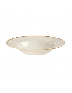 Churchill Super Vitrified Stonecast Barley White Wide Rim Bowl 240mm 2