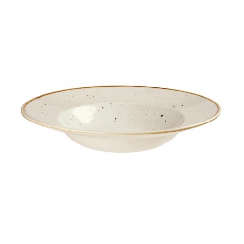 Churchill Super Vitrified Stonecast Barley White Wide Rim Bowl 240mm