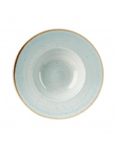 Churchill Super Vitrified Stonecast Duck Egg Blue Wide Rim Bowl 240mm