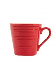 Olympia Caf Aroma Mugs Red 340ml 2