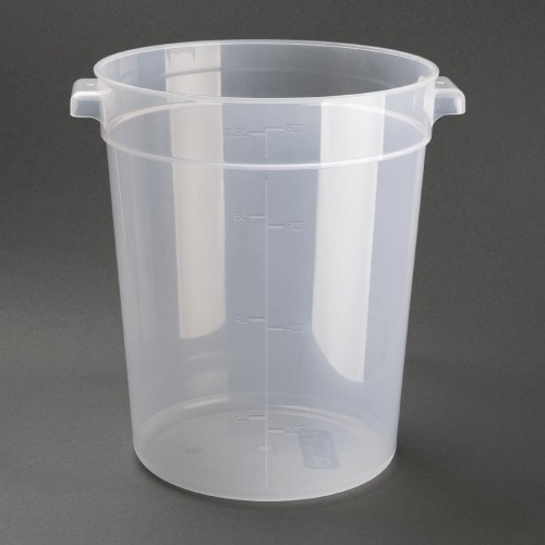 Vogue Polypropylene Round Food Storage Container 75Ltr