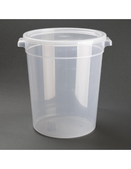 Vogue Polypropylene Round Food Storage Container 75Ltr