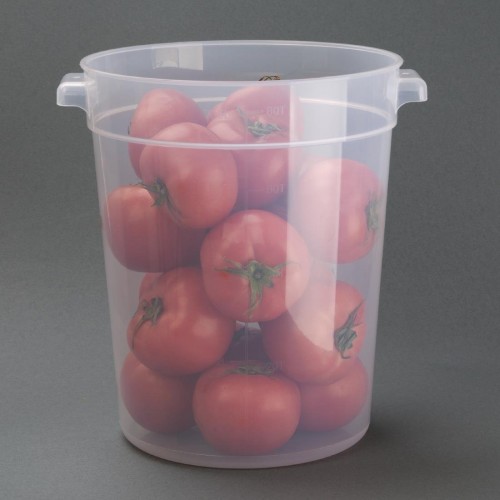 Vogue Polypropylene Round Food Storage Container 75Ltr