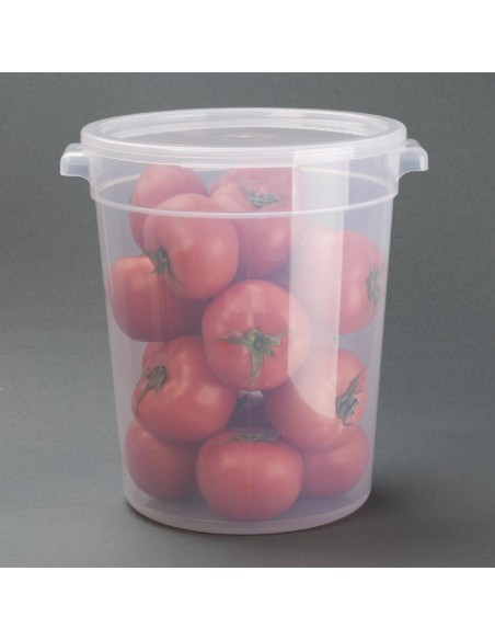 Vogue Polypropylene Round Food Storage Container 75Ltr
