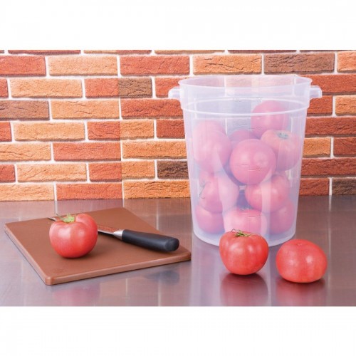 Vogue Polypropylene Round Food Storage Container 75Ltr