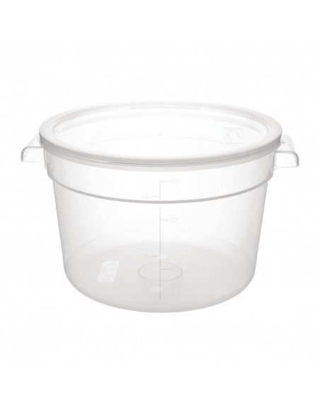 Vogue Polypropylene Round Food Storage Container 10Ltr