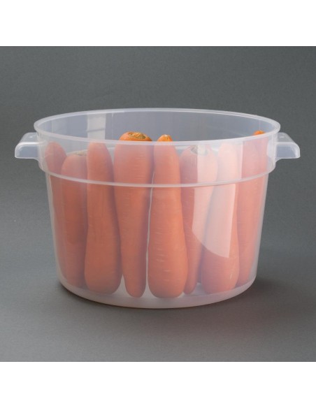 Vogue Polypropylene Round Food Storage Container 10Ltr