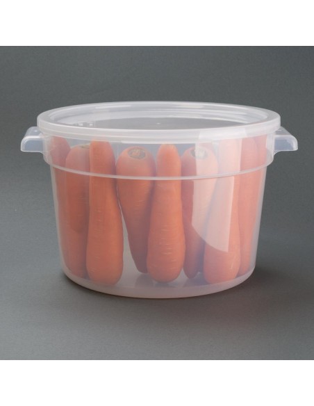 Vogue Polypropylene Round Food Storage Container 10Ltr