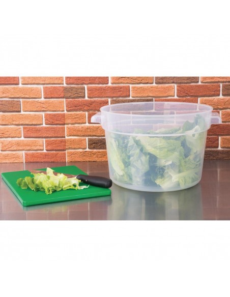 Vogue Polypropylene Round Food Storage Container 10Ltr
