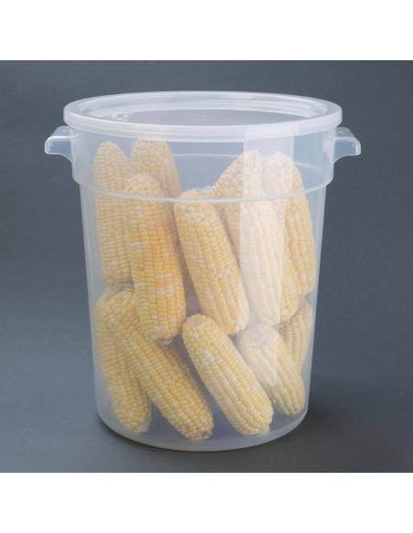 Vogue Polypropylene Round Food Storage Container 20Ltr