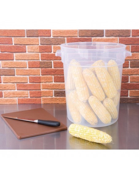 Vogue Polypropylene Round Food Storage Container 20Ltr