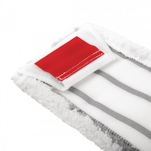 SYR Microfibre 400mm Snapper Flat Mop Head Red