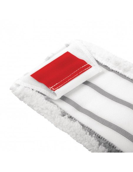 SYR Microfibre 400mm Snapper Flat Mop Head Red