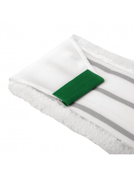 SYR Microfibre 400mm Snapper Flat Mop Head Green