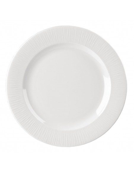 Churchill Bamboo Footed Plate 304mm
