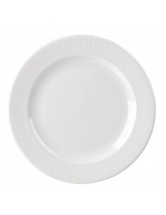 Churchill Bamboo Footed Plate 231mm
