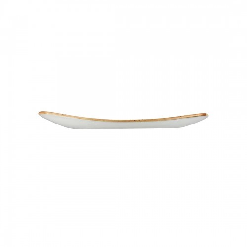 Churchill Stonecast Lotus Triangular Plate Duck Egg Blue 304mm