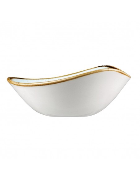 Churchill Stonecast Lotus Triangular Bowl Duck Egg Blue 177mm