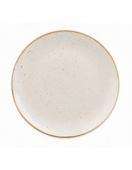 Churchill Stonecast Evolve Coupe Plate Barley White 260mm