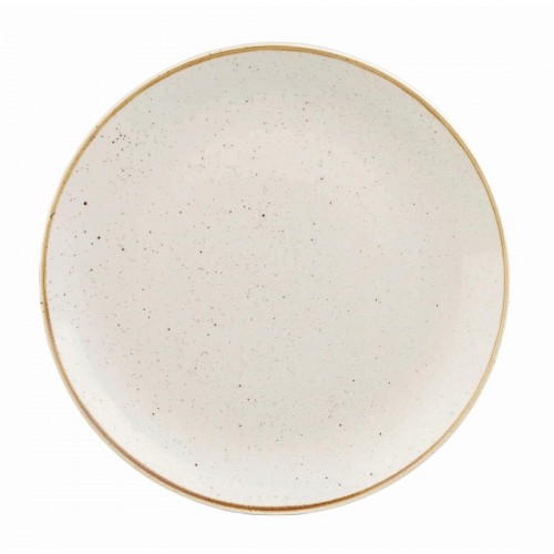 Churchill Stonecast Evolve Coupe Plate Barley White 220mm