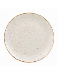 Churchill Stonecast Evolve Coupe Plate Barley White 165mm