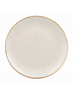 Churchill Stonecast Evolve Coupe Plate Barley White 165mm
