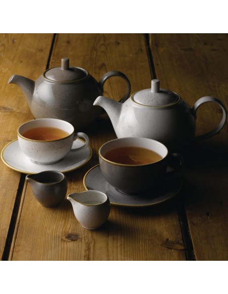 Churchill Stonecast Cappuccino Cup Barley White 12oz