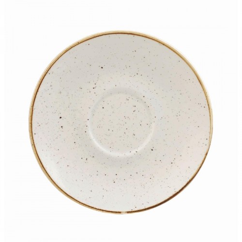 Churchill Stonecast Cappuccino Saucer Barley White 158mm