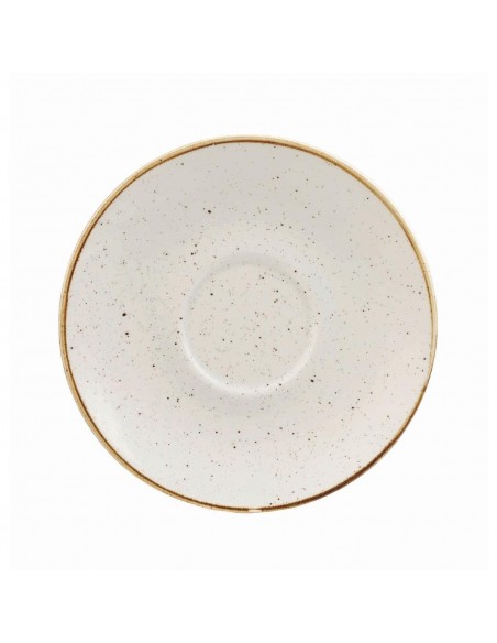Churchill Stonecast Cappuccino Saucer Barley White 158mm