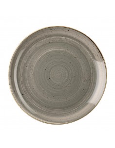 Churchill Stonecast Evolve Coupe Plate Peppercorn Grey 260mm