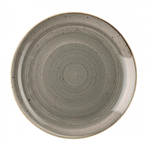 Churchill Stonecast Evolve Coupe Plate Peppercorn Grey 260mm