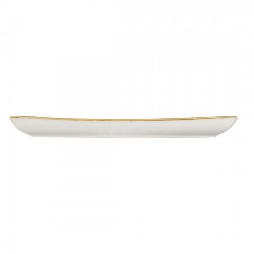 Churchill Stonecast X Squared Oblong Plate Peppercorn Grey 298mm