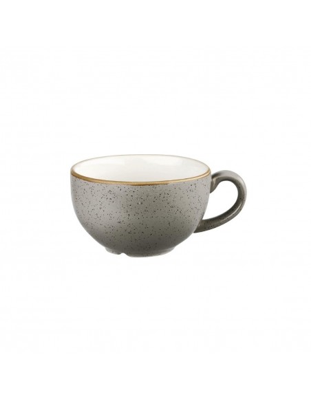 Churchill Stonecast Cappuccino Cup Peppercorn Grey 12oz