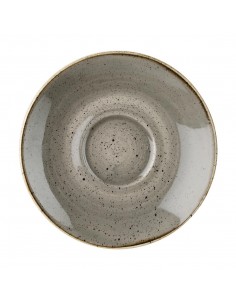 Churchill Stonecast Cappuccino Saucer Peppercorn Grey 158mm